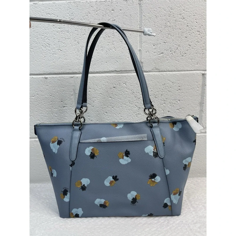 Coach Women's Ava Tote In‎ Field Floral Print Coated Canvass Bag NWT